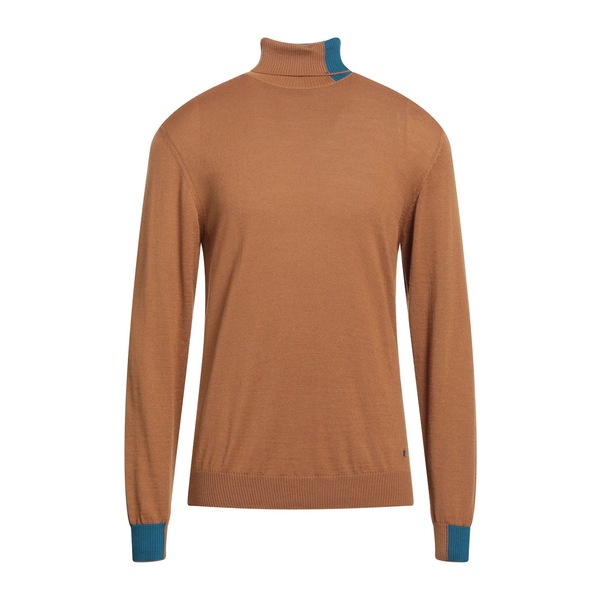 【貨物輸送無料】 マニュエル リッツ メンズ 編み物\u0026スウェーター アウター Turtlenecks Beige