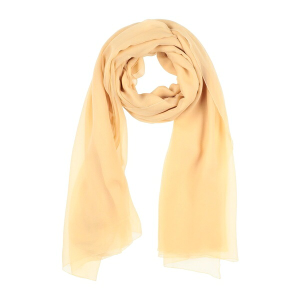 【貨物輸送無料】 アルベルタ フェレッティ レディース えり巻き・袈裟・えり巻き 付属物 Scarves Beige