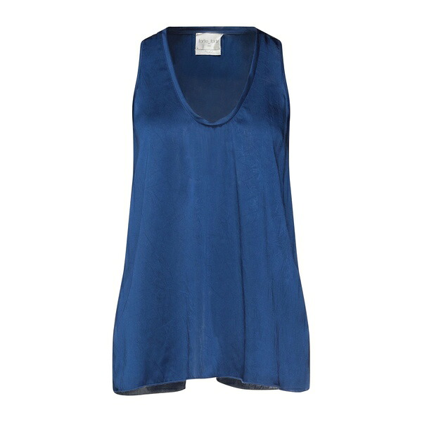 【送料無料】 フォルテ フォルテ レディース Tシャツ トップス Tops Blue|asty