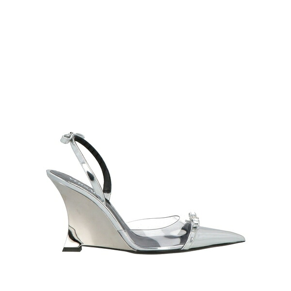 【貨物輸送無料】 ヴェルサーチ レディース パンプス シューズ Pumps Silver