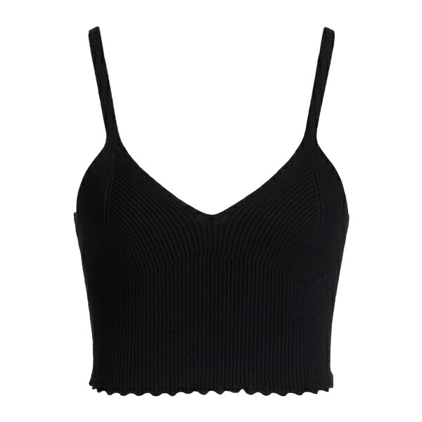 【貨物輸送無料】 ツイン仕掛ける レディース プルオーバー トップス Tops Black