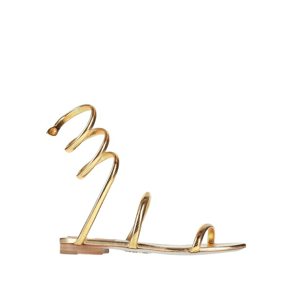 【貨物輸送無料】 ルネ カオヴィラ レディース サンダル シューズ Sandals Gold