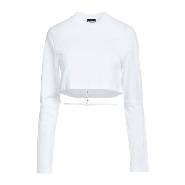 【貨物輸送無料】 ジャクエムス レディース ティーシャツ トップス T-shirts White