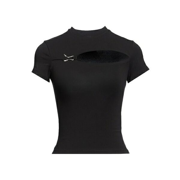 【貨物輸送無料】 ヘリオットエミル レディース プルオーバー トップス T-shirts Black