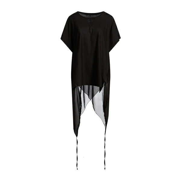 【貨物輸送無料】 マスナダ レディース プルオーバー トップス T-shirts Black