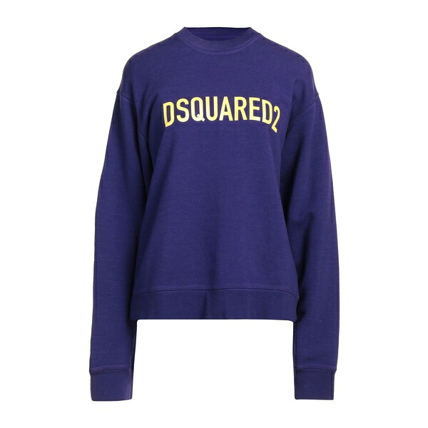 【貨物輸送無料】 ディースクエアード レディース パーカー・スウェットシャツ アウター Sweatshirts Purple