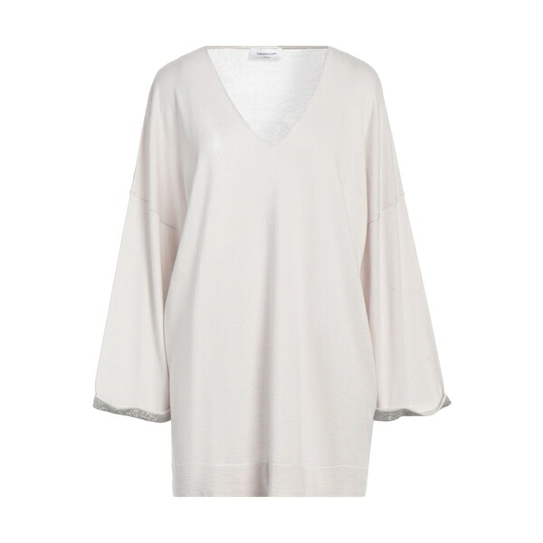 【貨物輸送無料】 ファビアナ フィリッピ レディース 編み物\u0026プルオーバー アウター Sweaters Grey