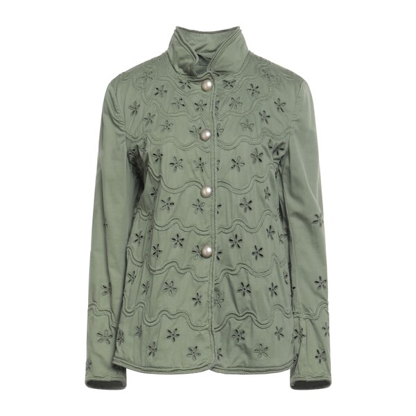 【貨物輸送無料】 エルマンノ シェルヴィーノ レディース 上衣＆上衣 アウター Jackets Green
