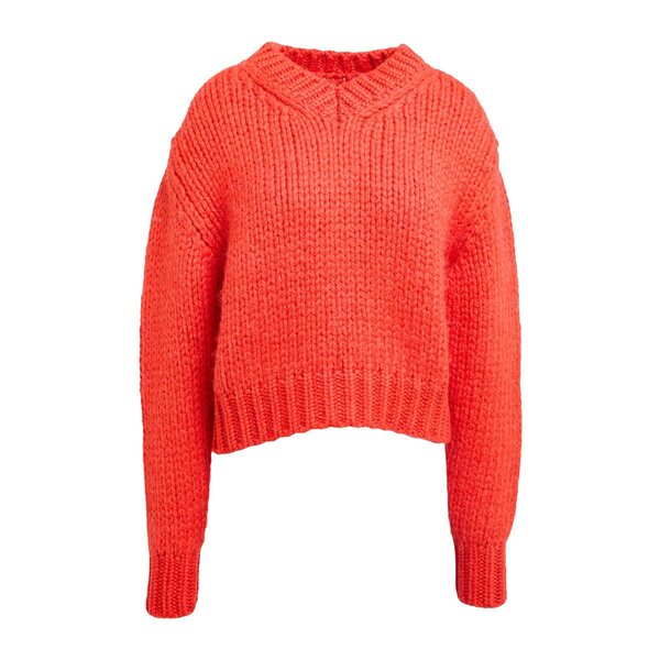 【貨物輸送無料】 ジル・サンダー レディース 編み物\u0026プルオーバー アウター Sweaters Red