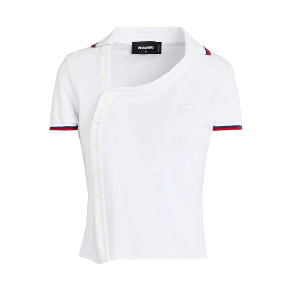 【送料無料】 ディースクエアード レディース シャツ トップス Shirts White｜asty 31,720円