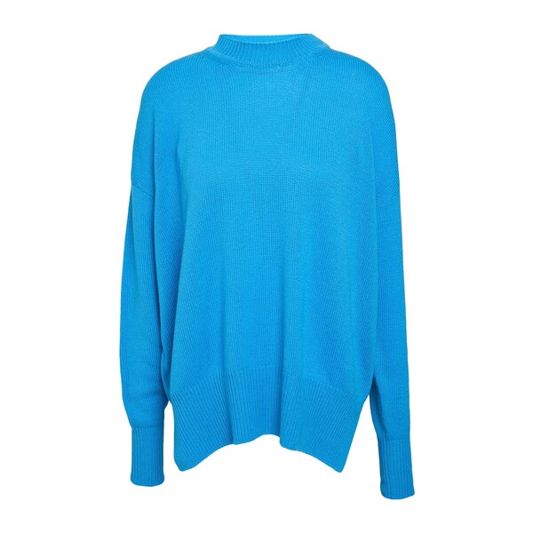 【貨物輸送無料】 ジル・サンダー レディース 編み物\u0026ティーシャツ アウター Sweaters Azure