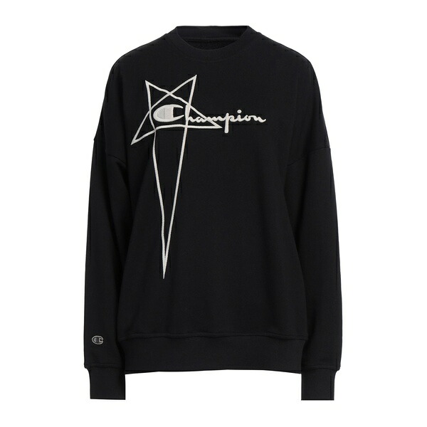 【貨物輸送無料】 リックオウエンス レディース パーカー・スウェットシャツ アウター Sweatshirts Black