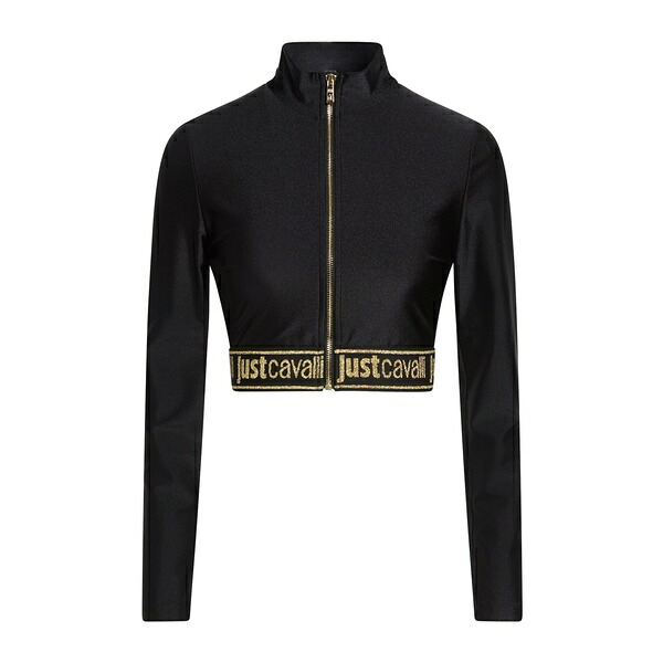 【貨物輸送無料】 ロベルトカヴァリ レディース パーカー・スウェットシャツ アウター Sweatshirts Black