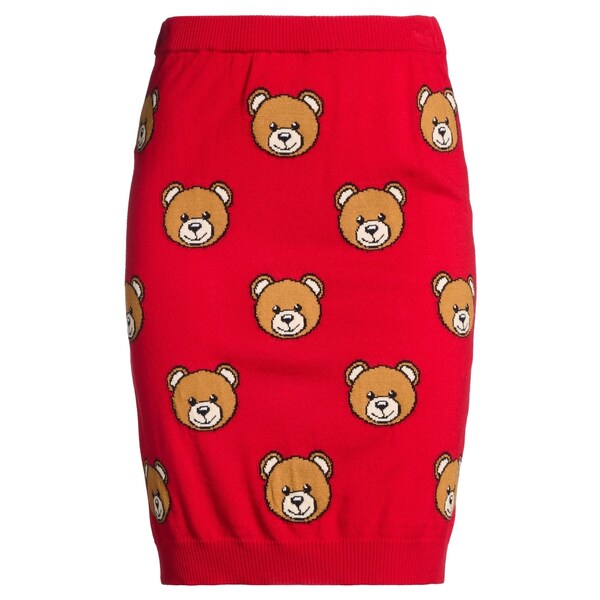 【送料無料】 モスキーノ レディース スカート ボトムス Mini skirts Red｜asty