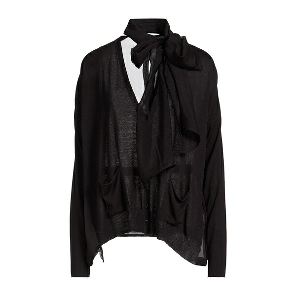 【貨物輸送無料】 マスナダ レディース ジレー アウター Cardigans Black