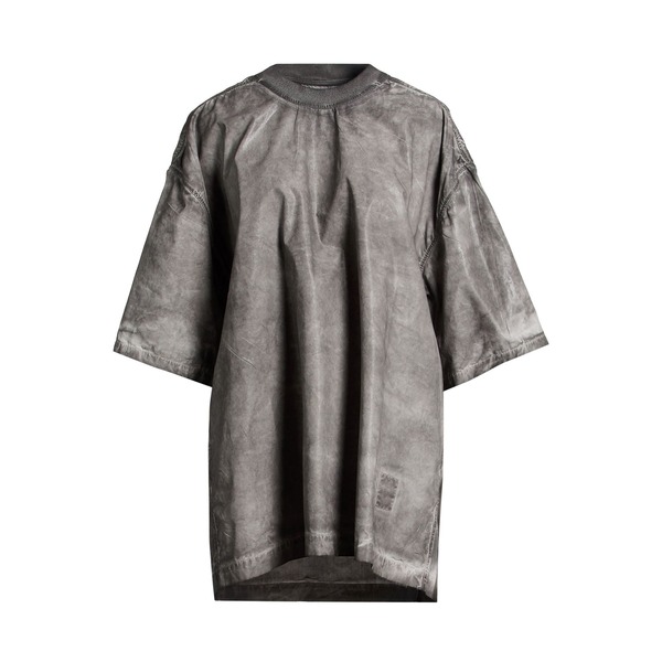 【貨物輸送無料】 リックオウエンス レディース ティーシャツ トップス T-shirts Grey