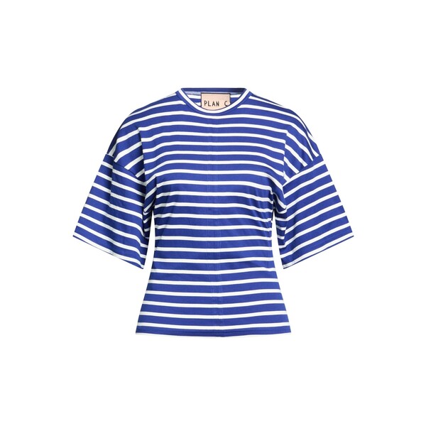【貨物輸送無料】 プランシー レディース ティーシャツ トップス T-shirts Blue レディースファッション-トップス