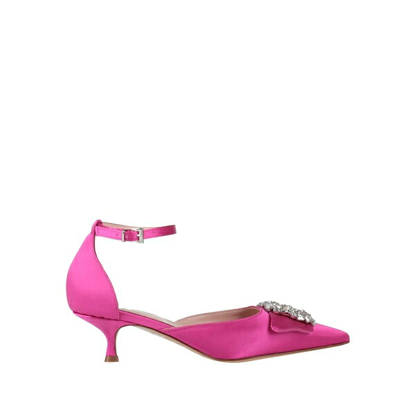 【貨物輸送無料】 アンナ・エフ レディース パンプス シューズ Pumps Pink