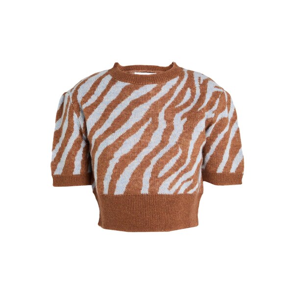【貨物輸送無料】 ウェイリーゼン レディース 編み物\u0026プルオーバー アウター Sweaters Brown