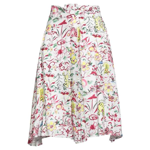【送料無料】 ケンゾー レディース スカート ボトムス Midi skirts White|asty
