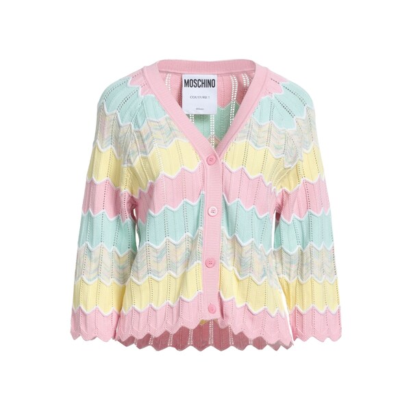 【貨物輸送無料】 モスキーノ レディース ジレー アウター Cardigans Pink