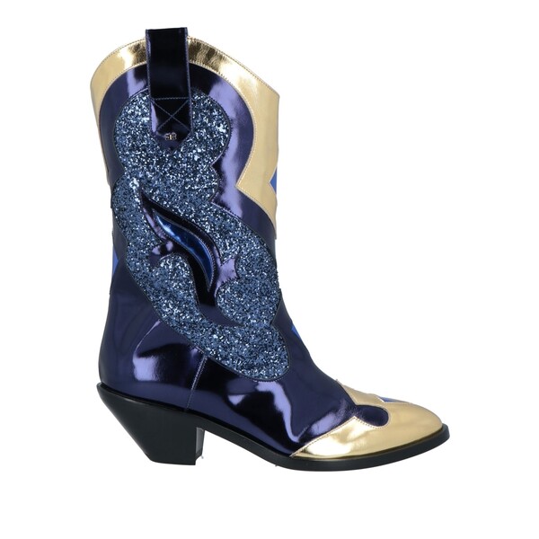 【送料無料】 エリザベスフランキ レディース ブーツ シューズ Ankle boots Blue|asty