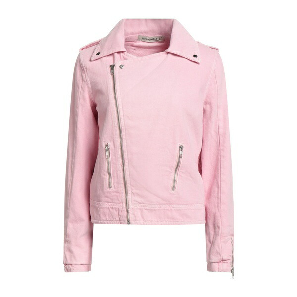 【貨物輸送無料】 ヒノミネイト レディース 上衣＆上衣 アウター Jackets Pink