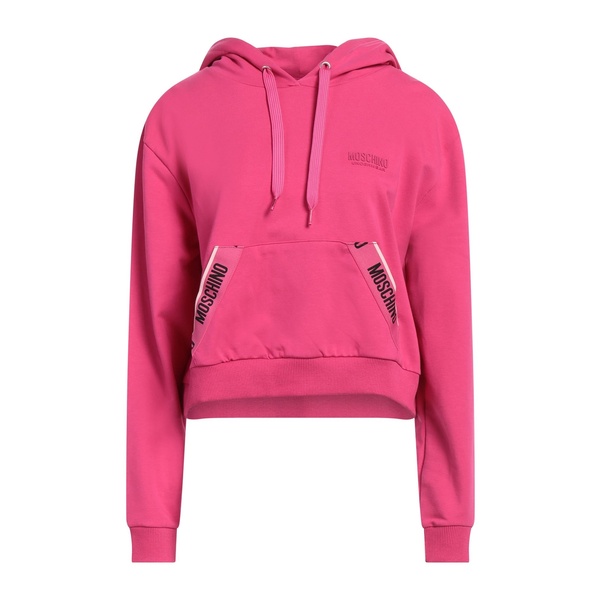 【貨物輸送無料】 モスキーノ レディース パーカー・スウェットシャツ アウター Sweatshirts Pink