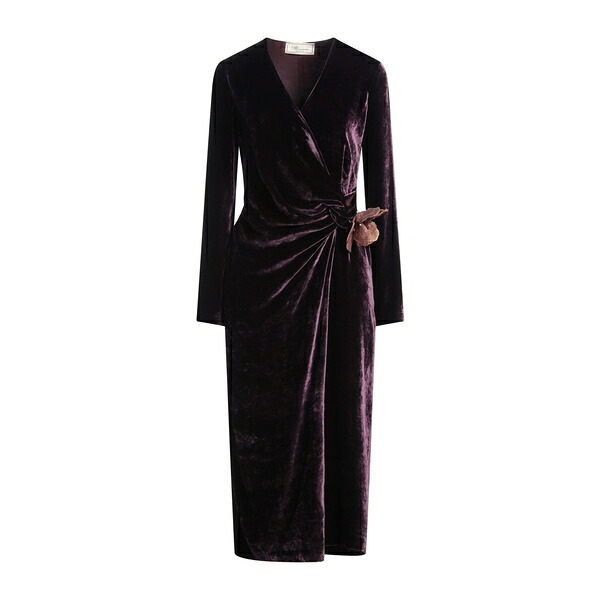 【送料無料】 ブルマリン レディース ワンピース トップス Midi dresses Purple|asty