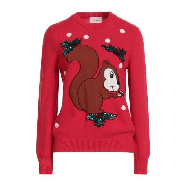 【貨物輸送無料】 ヴィコロ レディース 編み物\u0026プルオーバー アウター Sweaters Red