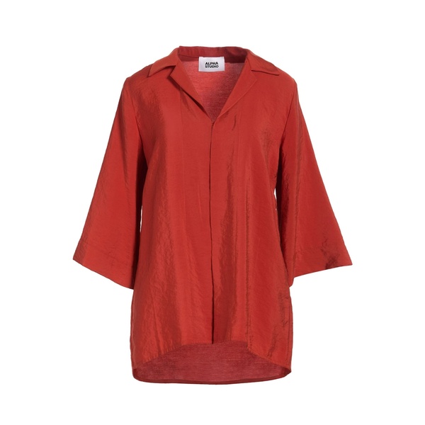 【送料無料】 アルファス テューディオ レディース シャツ トップス Shirts Orange｜asty