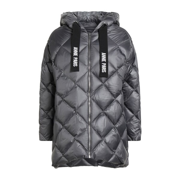 【送料無料】 アニー パリ レディース ジャケット&ブルゾン アウター Puffers Grey|asty