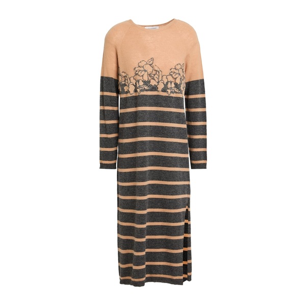 【送料無料】 エルマンノ フィレンツェ レディース ワンピース トップス Midi dresses Beige｜asty