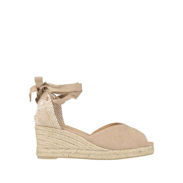 【貨物輸送無料】 カスタニエール レディース サンダル シューズ Espadrilles Beige コンフォートサンダル-レディース靴