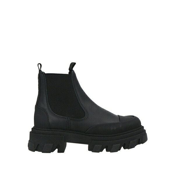 【貨物輸送無料】 ガニー レディース ブーツ シューズ Ankle boots Black エンジニア-靴