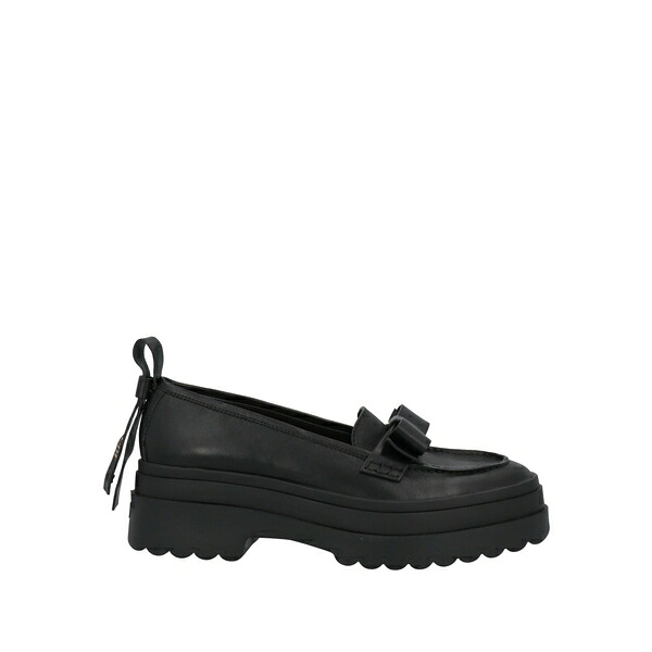 【貨物輸送無料】 ヴァレンティノ ガラヴァーニ レディース スリッポン・ローファー シューズ Loafers Black