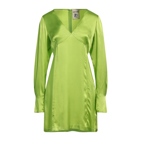 【貨物輸送無料】 セミクチュール レディース 衣装 トップス Mini dresses Green