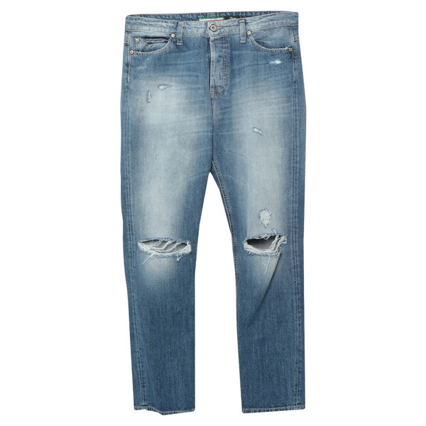 【送料無料】 プリーズ レディース デニムパンツ ボトムス Jeans Blue|asty