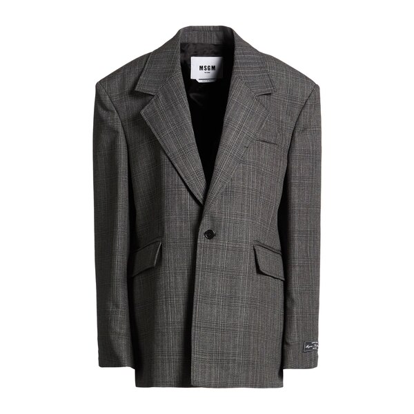 【送料無料】 エムエスジイエム レディース ジャケット＆ブルゾン アウター Blazers Grey｜asty