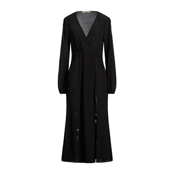 【貨物輸送無料】 ロベルトカヴァリ レディース 衣裳 トップス Midi dresses Black