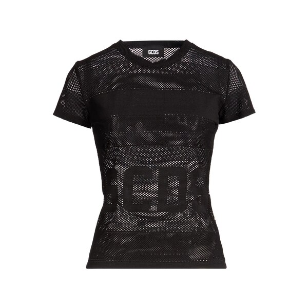 【送料無料】 ジーシーディーエス レディース Tシャツ トップス T-shirts Black|asty