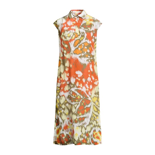【送料無料】 キャリバン レディース ワンピース トップス Midi dresses Green｜asty