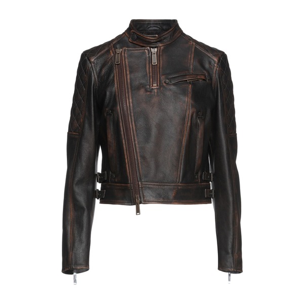 【貨物輸送無料】 ディースクエアード レディース 上衣＆上衣 アウター Jackets Brown