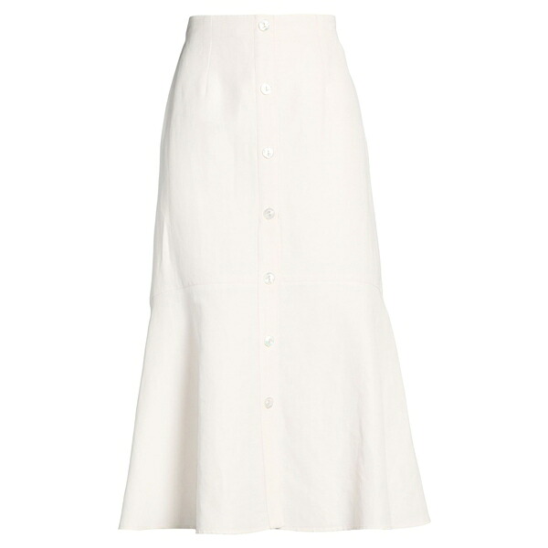 【送料無料】 アグノラ レディース スカート ボトムス Midi skirts White|asty