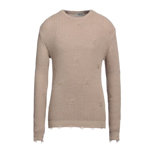 【送料無料】 ティーエスディ12 メンズ ニット&セーター アウター Sweaters Beige