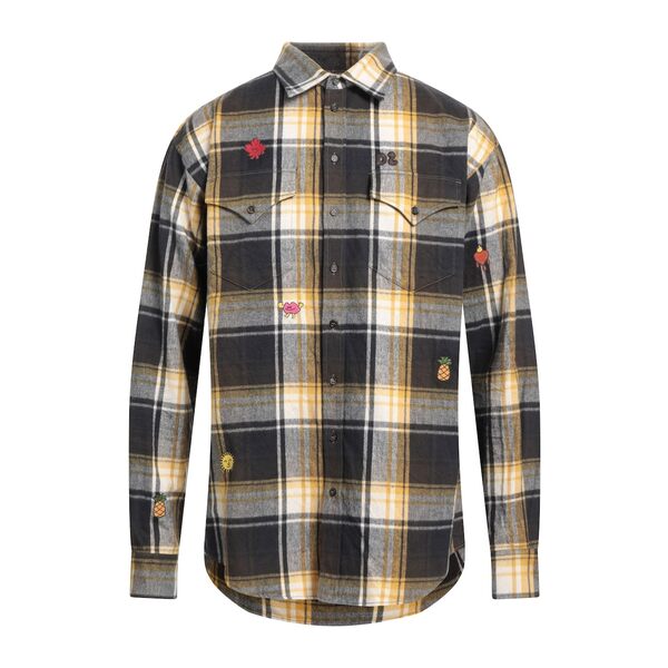 【送料無料】 ディースクエアード メンズ シャツ トップス Shirts Brown｜asty