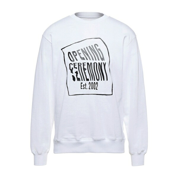 【送料無料】 オープニングセレモニー メンズ パーカー・スウェットシャツ アウター Sweatshirts White