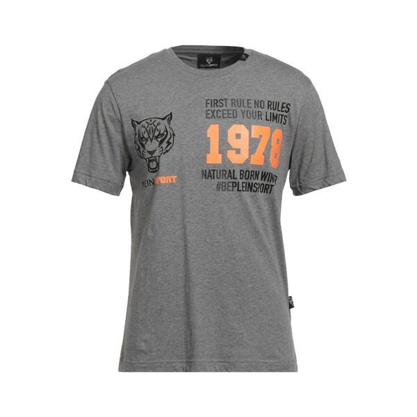 【貨物輸送無料】 飾り気の無い運動競技 メンズ プルオーバー トップス T-shirts Grey