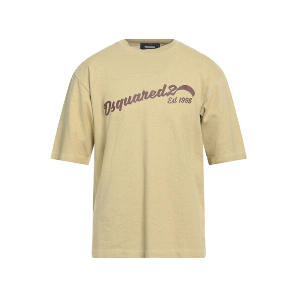 【送料無料】 ディースクエアード メンズ Tシャツ トップス T-shirts Beige