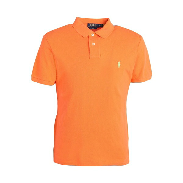 【送料無料】 ラルフローレン メンズ Tシャツ トップス Polo shirts Orange